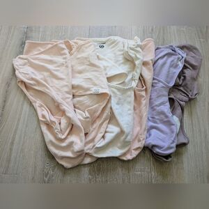 Organic Cotton Swaddle Sleep Sack Bundle (0–3M)